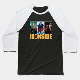 Ironside - Raymond Burr - 60s Cop Show Baseball T-Shirt